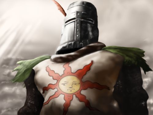 Knight Solaire Blank Meme Template