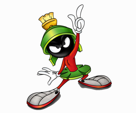 High Quality marvin the martian Blank Meme Template
