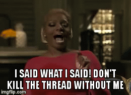 I SAID WHAT I SAID! DON'T KILL THE THREAD WITHOUT ME | image tagged in gifs | made w/ Imgflip video-to-gif maker