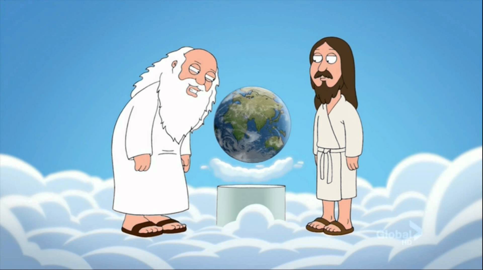 Family guy god looking Blank Meme Template