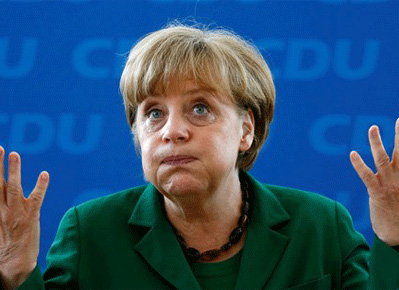 Merkel Who Knows Blank Meme Template