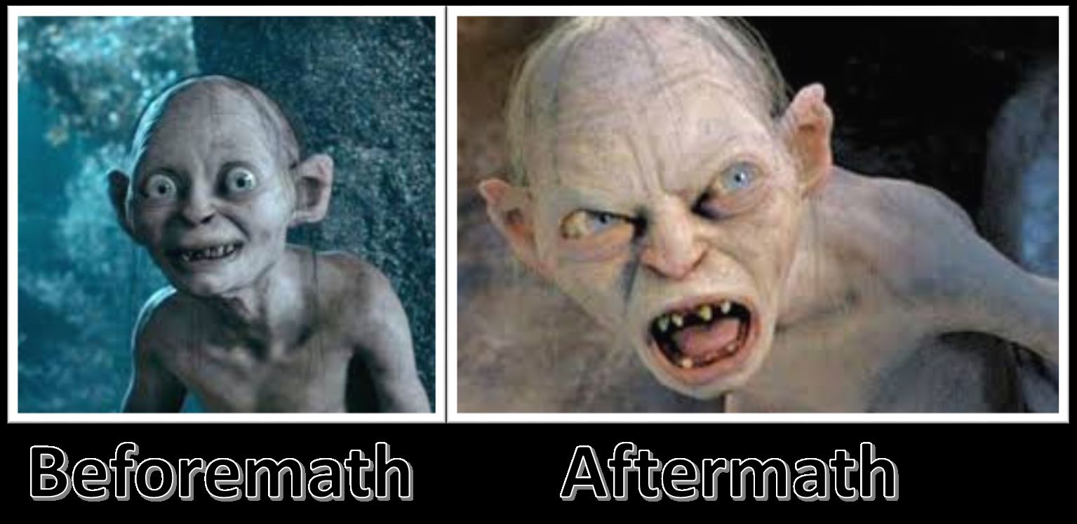 aftermath golum Blank Meme Template