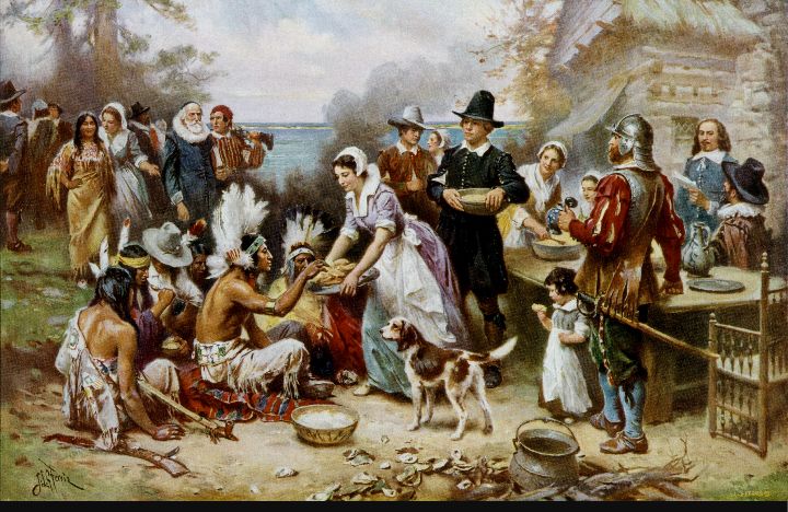 High Quality first thanksgiving Blank Meme Template