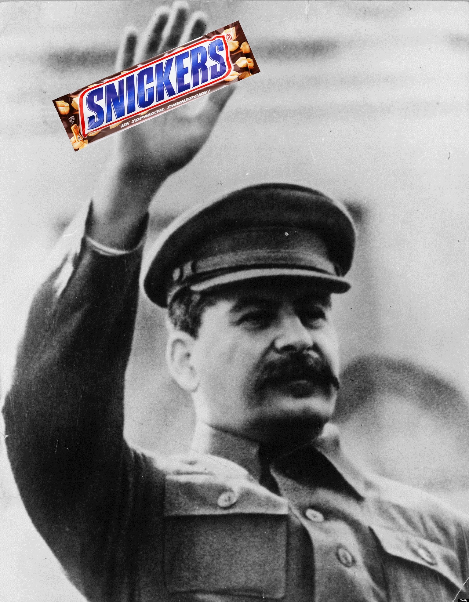 snickers stalin Blank Meme Template