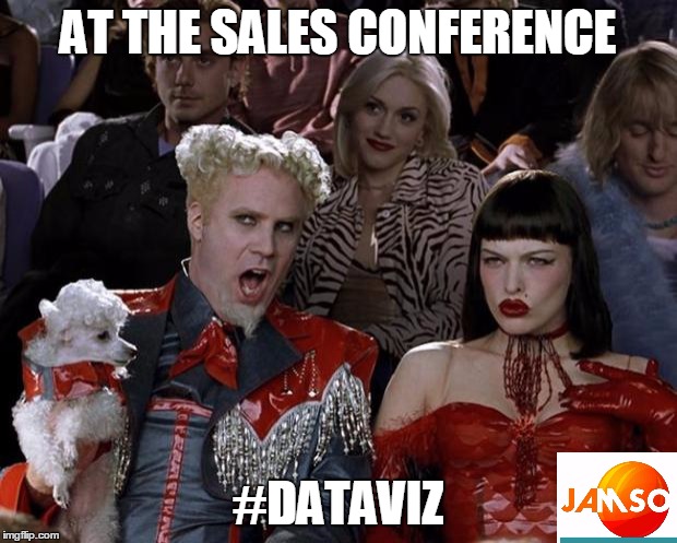 Mugatu So Hot Right Now Meme | AT THE SALES CONFERENCE #DATAVIZ | image tagged in memes,mugatu so hot right now | made w/ Imgflip meme maker