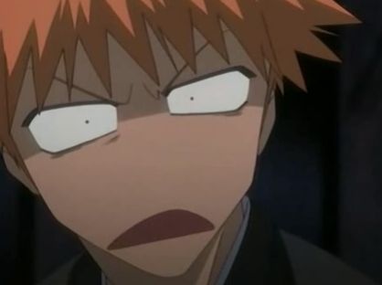 Ichigo what the f**k face Blank Meme Template