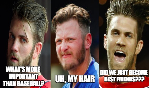 One Does Not Simply Meme | DID WE JUST BECOME BEST FRIENDS??? UH, MY HAIR WHAT'S MORE IMPORTANT THAN BASEBALL? | image tagged in memes,one does not simply | made w/ Imgflip meme maker