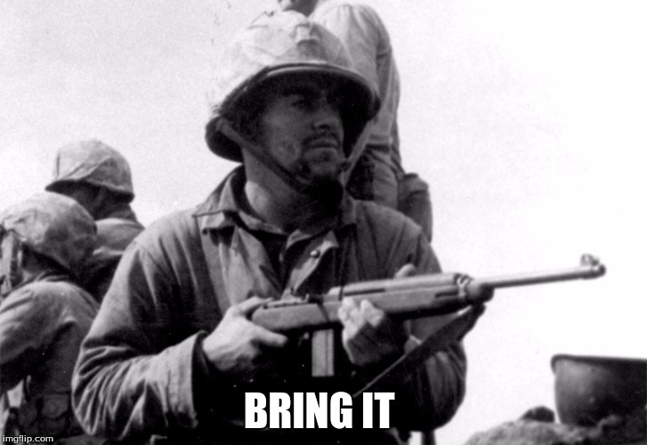 BRING IT | image tagged in second amendment | made w/ Imgflip meme maker
