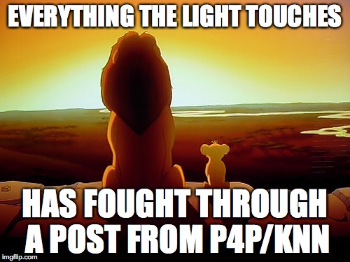 Lion King Meme | EVERYTHING THE LIGHT TOUCHES HAS FOUGHT THROUGH A POST FROM P4P/KNN | image tagged in memes,lion king | made w/ Imgflip meme maker