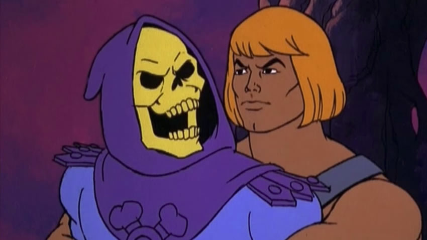 High Quality He Man and Skeletor Blank Meme Template