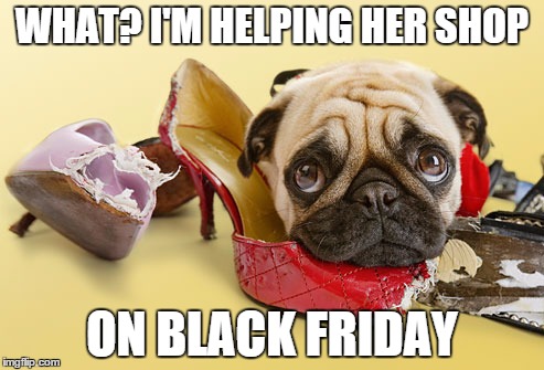 WHAT? I'M HELPING HER SHOP ON BLACK FRIDAY | made w/ Imgflip meme maker
