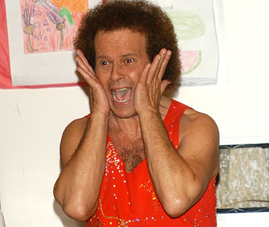 High Quality Richard Simmons Blank Meme Template