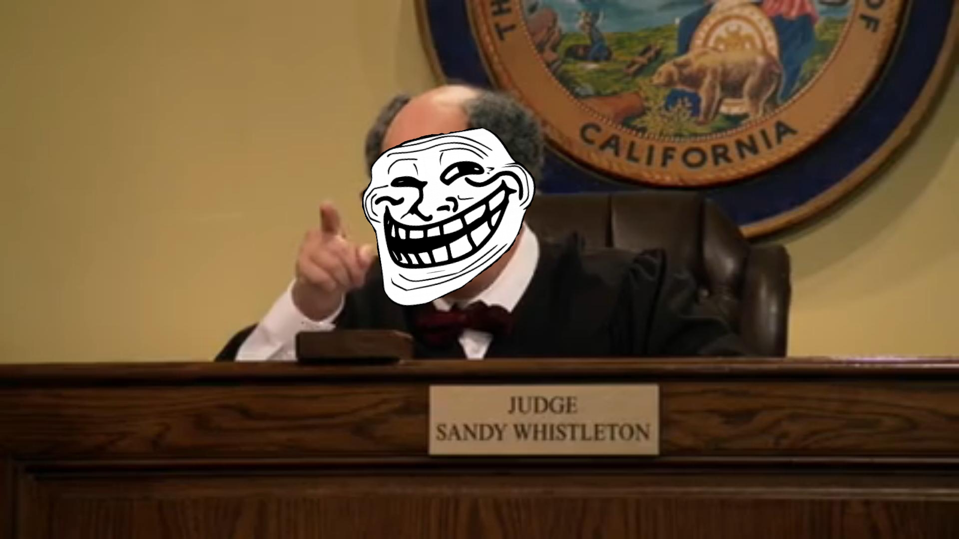 Unreasonable Judge Troll Blank Meme Template