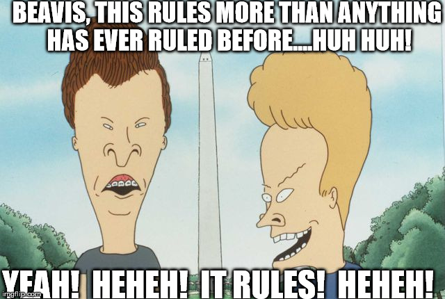 Beavis Monument | BEAVIS, THIS RULES MORE THAN ANYTHING HAS EVER RULED BEFORE....HUH HUH! YEAH!  HEHEH!  IT RULES!  HEHEH! | image tagged in beavis monument,beavis  butthead,sex,erect,approved,rules | made w/ Imgflip meme maker