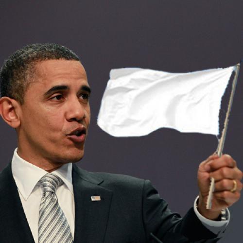 High Quality Obama Surrender Blank Meme Template