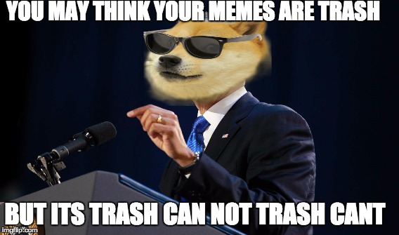 YOU MAY THINK YOUR MEMES ARE TRASH BUT ITS TRASH CAN NOT TRASH CANT | image tagged in memes,hope,downvote,imgflip | made w/ Imgflip meme maker