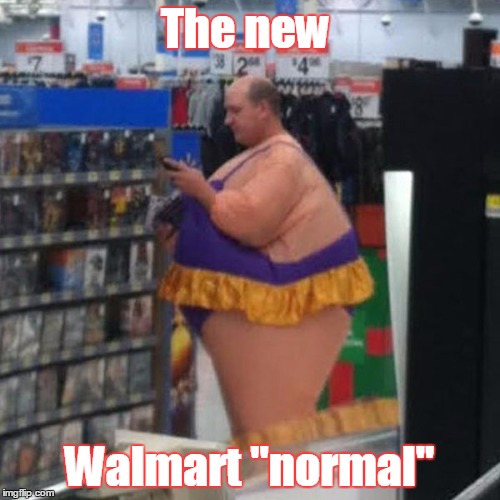 walmart person, i guess | The new Walmart "normal" | image tagged in walmart person i guess | made w/ Imgflip meme maker