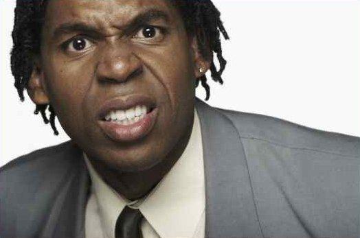 AngryBlackGuy Blank Meme Template