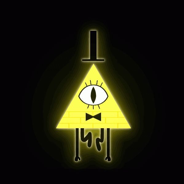 High Quality bill cipher says Blank Meme Template