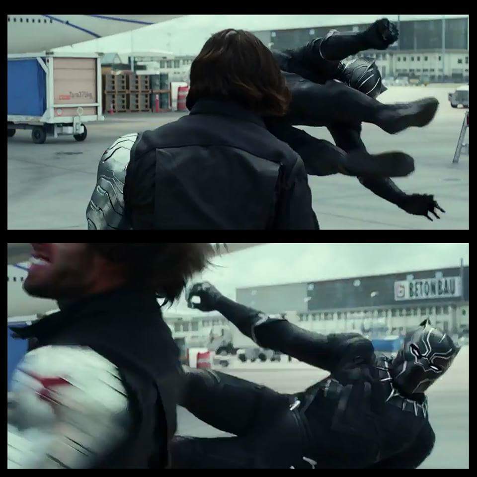 High Quality Black Panther/Winter Soldier Blank Meme Template