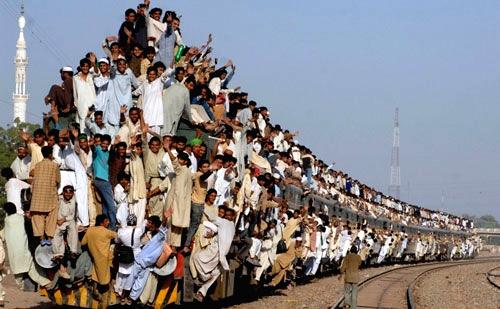 Overcrowded Train Blank Meme Template