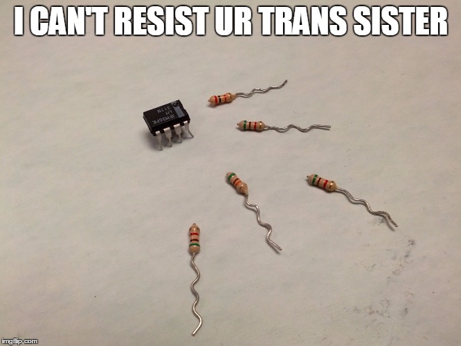 And that's how computers are made | I CAN'T RESIST UR TRANS SISTER | image tagged in and that's how computers are made | made w/ Imgflip meme maker