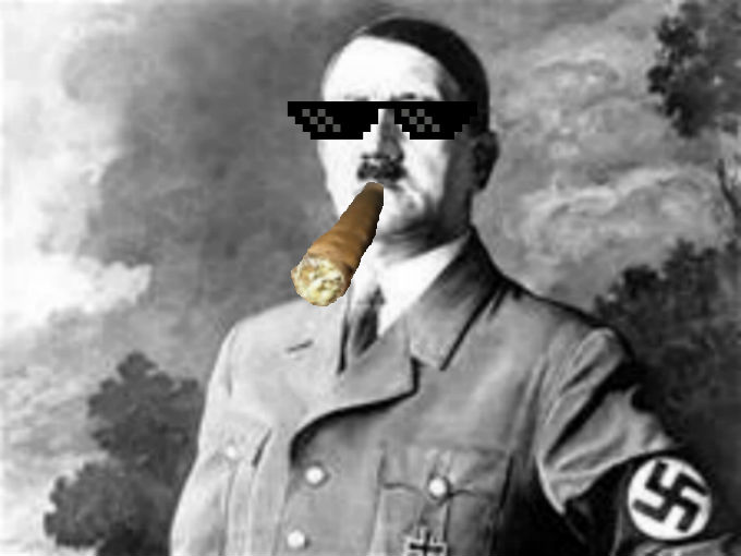 MLG Hitler Blank Meme Template