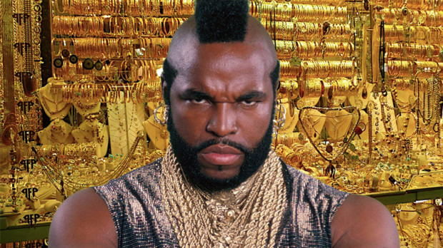 High Quality mr t bling Blank Meme Template