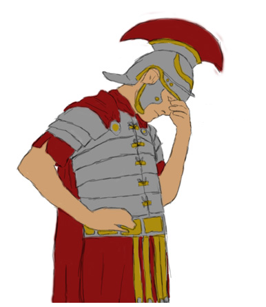 Roman facepalm Blank Meme Template