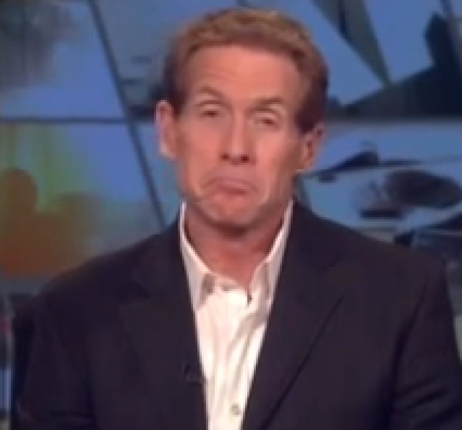 High Quality Skip Bayless pout Blank Meme Template