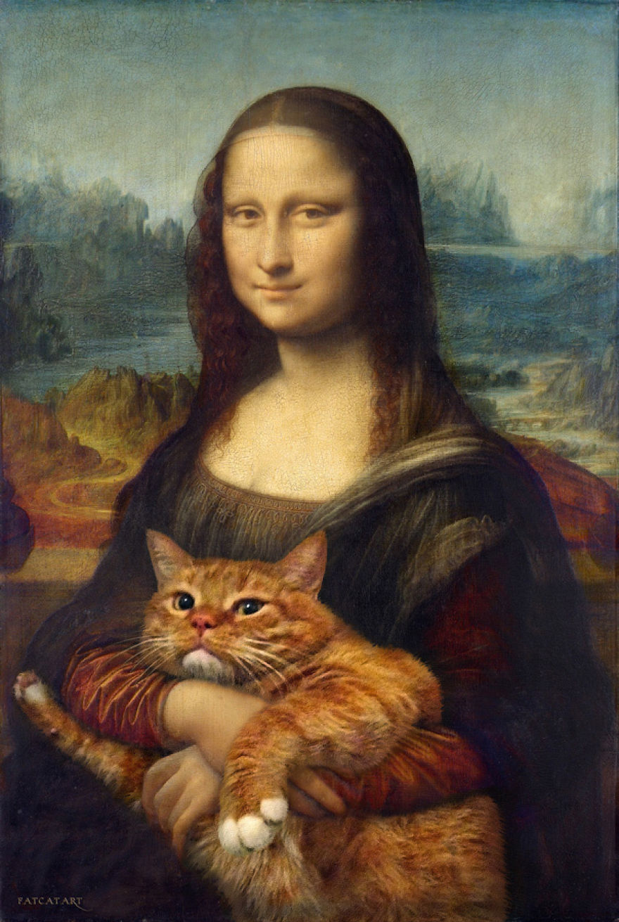 High Quality Mona Lisa choke hold  Blank Meme Template