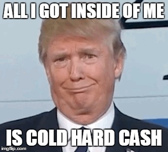 ALL I GOT INSIDE OF ME IS COLD HARD CASH | made w/ Imgflip meme maker