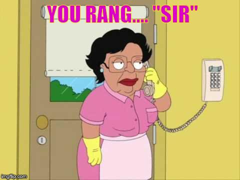 Consuela | YOU RANG.... "SIR" | image tagged in memes,consuela | made w/ Imgflip meme maker