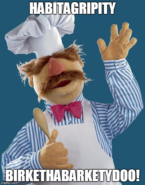 Swedish Chef says Happy Birthday! | HABITAGRIPITY BIRKETHABARKETYDOO! | image tagged in swedish chef,happy birthday | made w/ Imgflip meme maker
