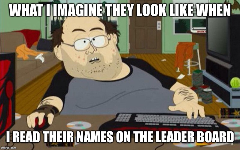 Pay no attention to the man behind the curtain... | WHAT I IMAGINE THEY LOOK LIKE WHEN I READ THEIR NAMES ON THE LEADER BOARD | image tagged in leaderboard,imgflip,so true memes | made w/ Imgflip meme maker