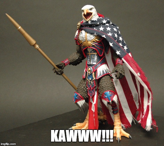 screaming eagle | KAWWW!!! | image tagged in screaming eagle | made w/ Imgflip meme maker