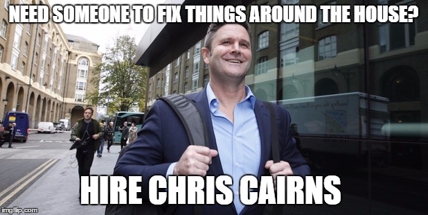 Can he fix it? Yes he can!  | NEED SOMEONE TO FIX THINGS AROUND THE HOUSE? HIRE CHRIS CAIRNS | image tagged in fixer upper | made w/ Imgflip meme maker