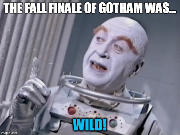 Wild Mr. Freeze | THE FALL FINALE OF GOTHAM WAS... WILD! | image tagged in memes,funny memes,gotham,batman | made w/ Imgflip meme maker