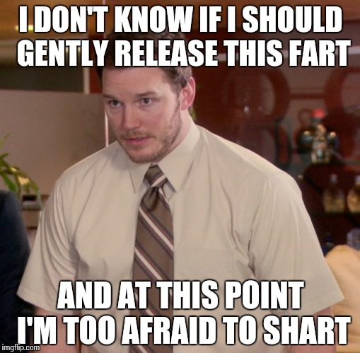 Afraid To Shart Andy | I DON'T KNOW IF I SHOULD GENTLY RELEASE THIS FART AND AT THIS POINT I'M TOO AFRAID TO SHART | image tagged in memes,afraid to ask andy | made w/ Imgflip meme maker