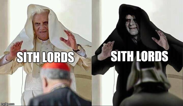 Which one is which | SITH LORDS SITH LORDS | image tagged in memes,funny,star wars,emperor palpatine,darth vader | made w/ Imgflip meme maker