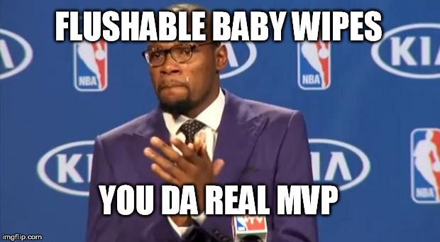 You The Real MVP | FLUSHABLE BABY WIPES YOU DA REAL MVP | image tagged in memes,you the real mvp | made w/ Imgflip meme maker