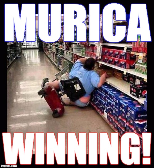 Murica Scooter | MURICA WINNING! | image tagged in murica scooter | made w/ Imgflip meme maker