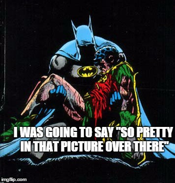 I WAS GOING TO SAY "SO PRETTY IN THAT PICTURE OVER THERE" | made w/ Imgflip meme maker