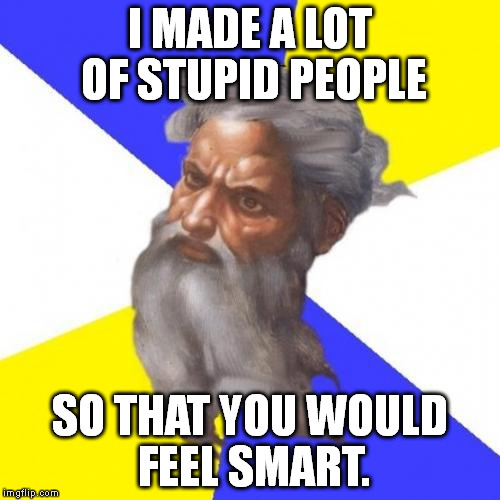 Who is the god of stupidity?