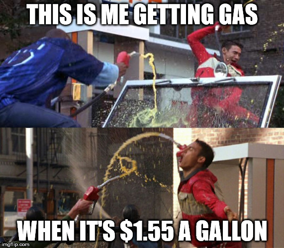 With all the money I'm saving, I can stock up on orange mocha frappuccinos! | THIS IS ME GETTING GAS WHEN IT'S $1.55 A GALLON | image tagged in memes,zoolander | made w/ Imgflip meme maker