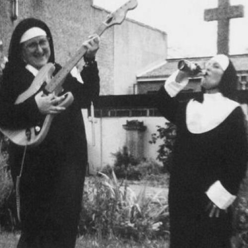 High Quality Nuns rocks Blank Meme Template