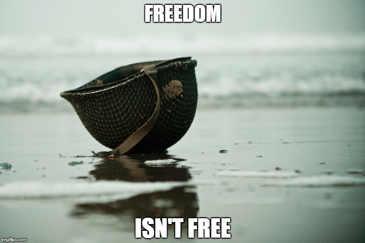 Freedom requires Sacrifice | FREEDOM ISN'T FREE | image tagged in freedom requires sacrifice | made w/ Imgflip meme maker