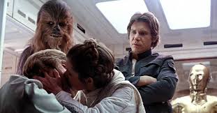 Luke and Leia Kissing Blank Meme Template