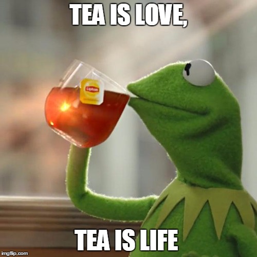 But That's None Of My Business Meme | TEA IS LOVE, TEA IS LIFE | image tagged in memes,but thats none of my business,kermit the frog | made w/ Imgflip meme maker