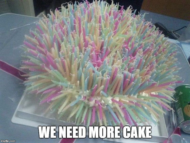 WE NEED MORE CAKE | image tagged in jesus cake | made w/ Imgflip meme maker
